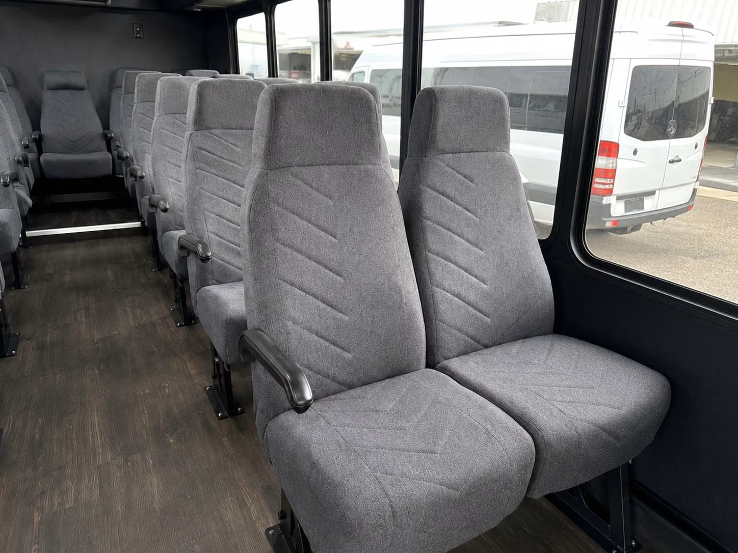 15 passenger minibus interior