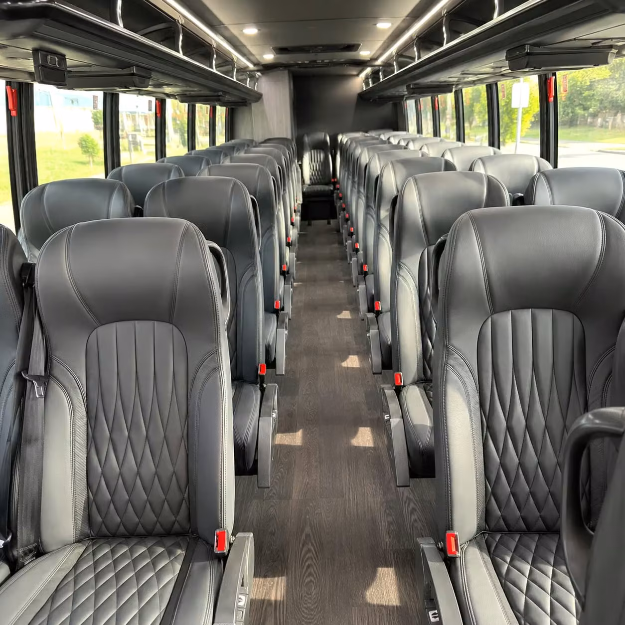 25 passenger minibus interior