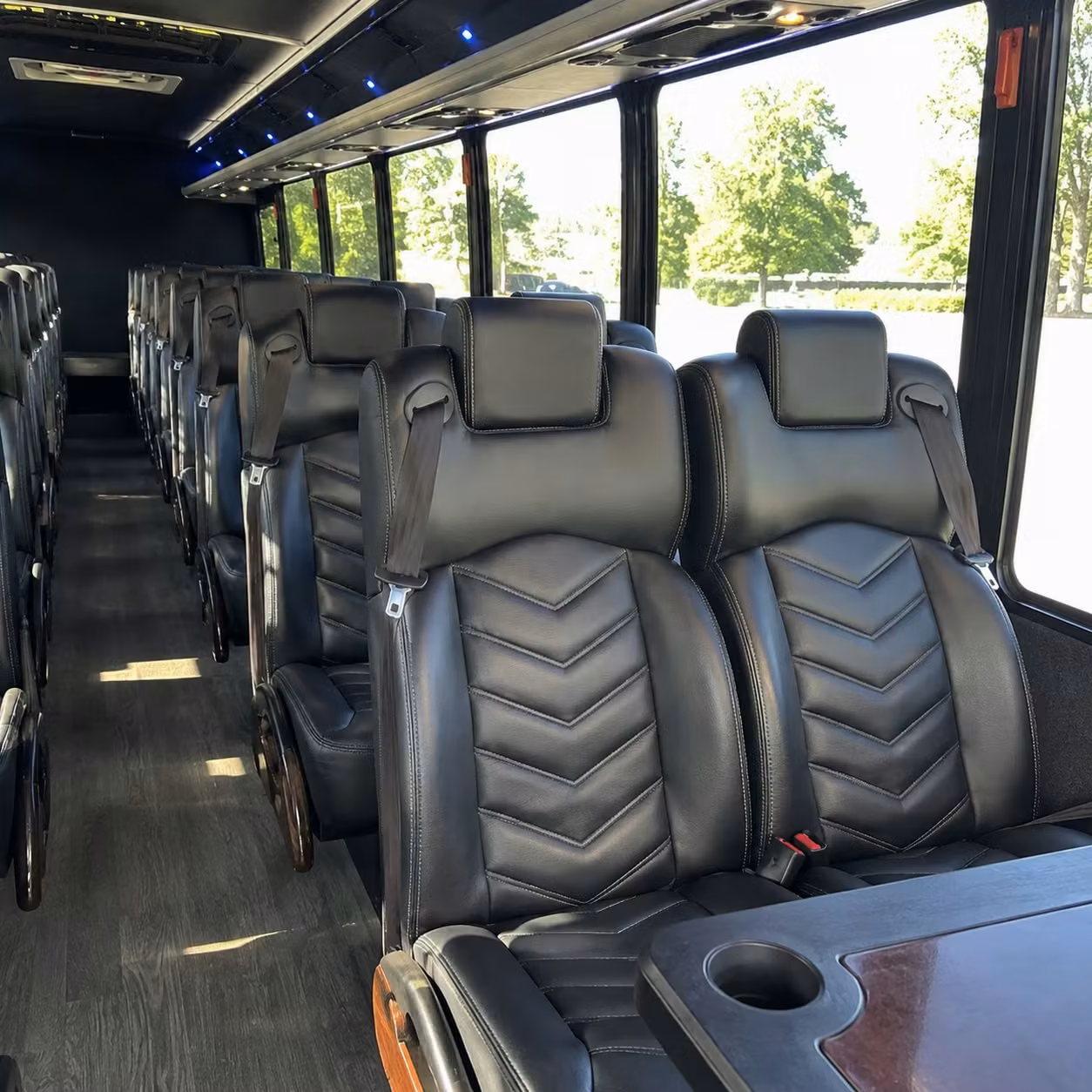 28 passenger minibus inside