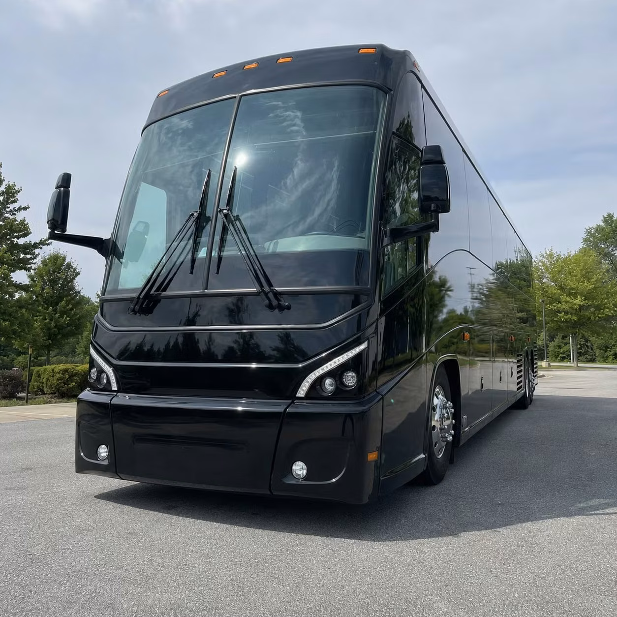 sports team fan charter bus rentals in stockton